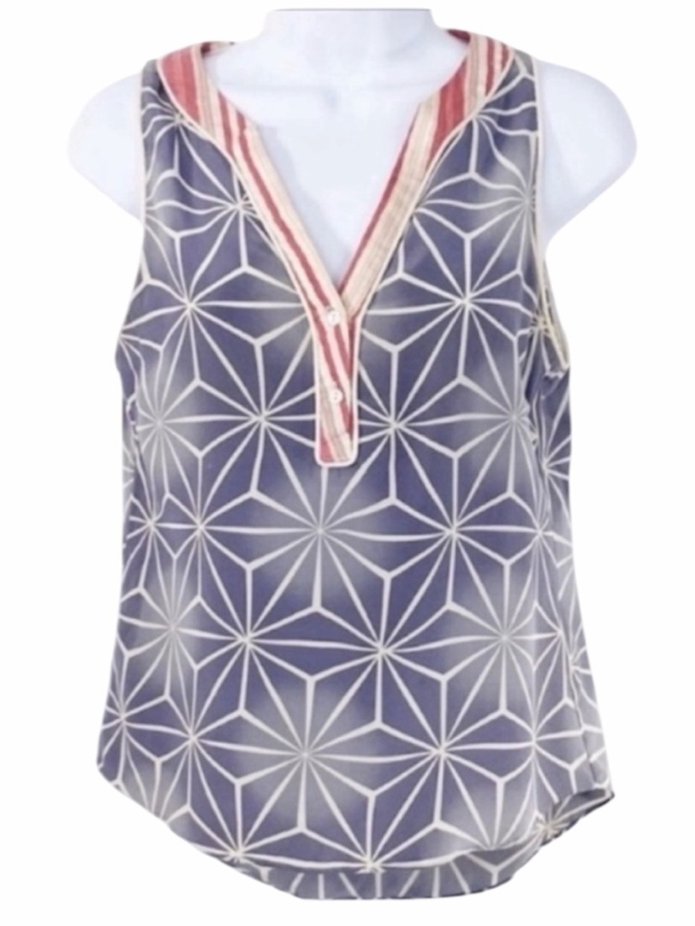 GEREN FORD silk sleeveless blouse XS